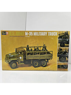 SEALED Vintage 1971 Revell U.S. Army M-35 Military Truck Model Kit 1/40 Scale US